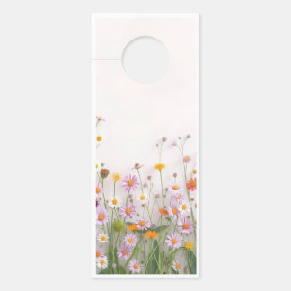Pastel Wildflower Door Hanger – Elegant