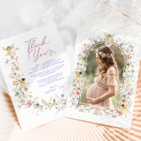 Pastel Wildflower Fairy Garden Baby Shower Photo