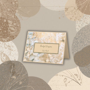 Pastel Wildflower Meadow Wedding seating card