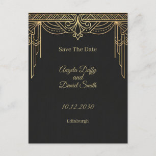 Pastel Wildflower Save the Date Postcard