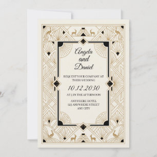 Pastel Wildflower Wedding Invitation