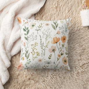 Pastel WildFlowers Cushion
