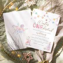 Pastel Winter Onederland First Birthday Party