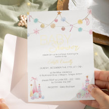 Pastel Winter Wonderland Baby Shower
