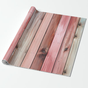 Pastel Wood Floor  Wrapping Paper