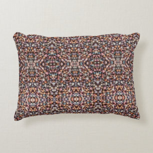 Pastel Wooden Beads Blanket Decorative Cushion