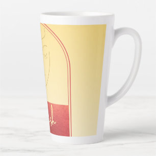 Pastel Yellow Gold Signature Lavish Tall Latte Mug