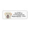 Pastel Yellow Lab Return Address Label