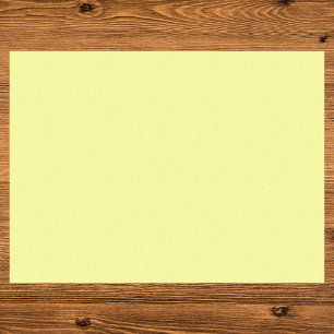 Pastel Yellow Solid Colour Tissue Paper