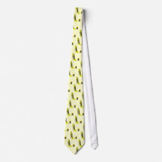 Pastel Yellow Stiletto and French Macaroons Art Tie