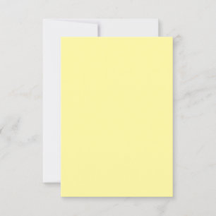 Pastel Yellow Wedding Invitation
