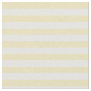 Pastel Yellow & White Striped Fabric