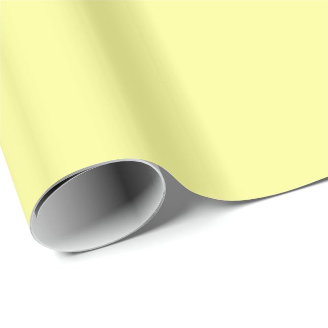 Pastel Yellow Wrapping Paper (Roll Corner)