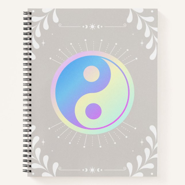 Pastel Yin-Yang notebook (Front)