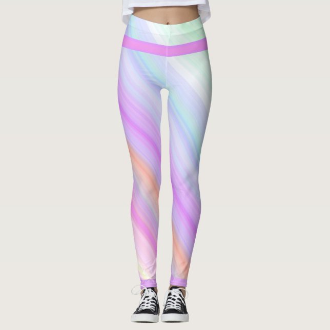 Pastel Yoga Leggings (Front)