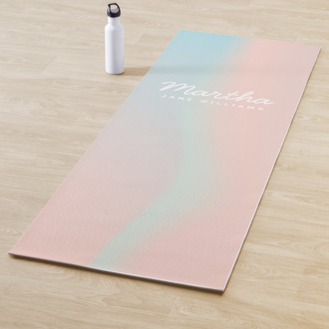 Pastel yoga mat (In Situ)