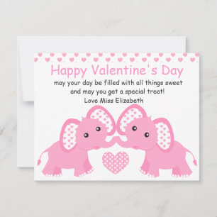 Pastelephants in Pink! Holiday Card