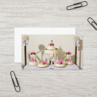 Pastelero de boda business card