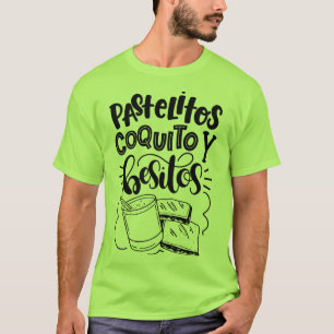 Pastelitos, Coquito, y Besitos TShirt (Lime)