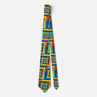 pastell colour square game tie