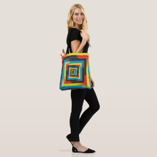 pastell colour square game tote bag