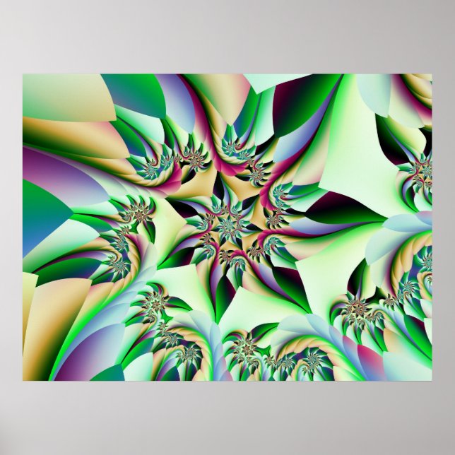 Pastello Flower Poster (Front)