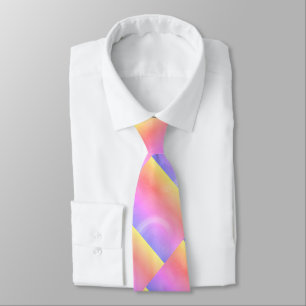 Pastels Art Vaporwave Abstract Digital Tie