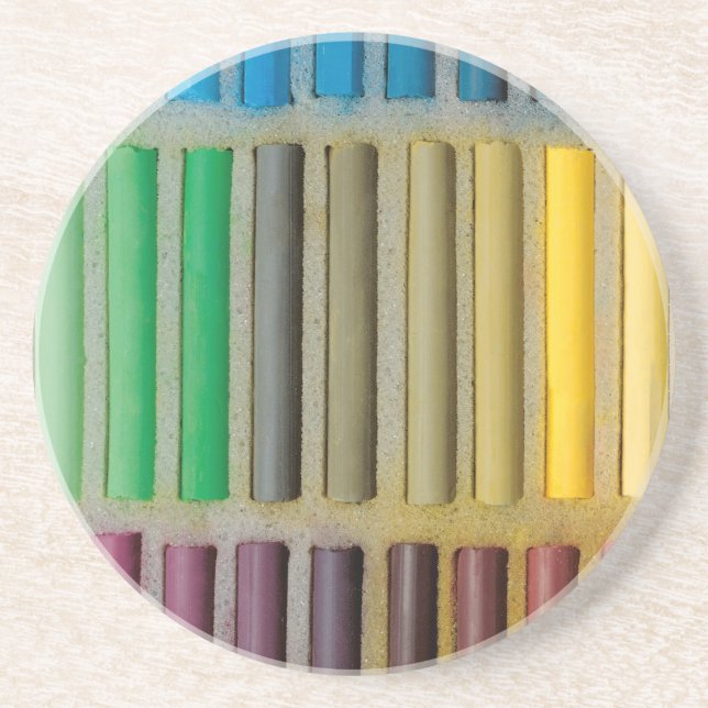 pastels cretaceous about colour coaster (Front)
