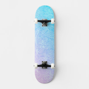 Pastels Flow Floral Skateboard