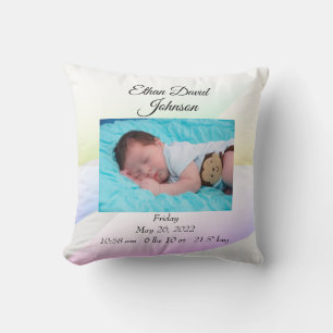 Pastels Triangles Baby Cushion