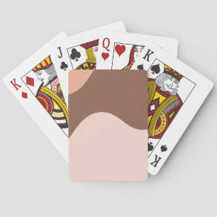 Pastels Wall Art Abstract Blobs Colour Combination Playing Cards