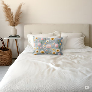 Pastelwildflower Lumbar Cushion