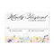 Paster Spring Flowers Wedding RSVP Card