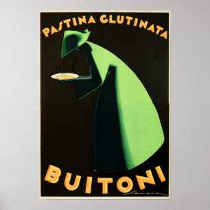 PASTINA GLUTINATA BUITONI Pasta by Federico Seneca Poster