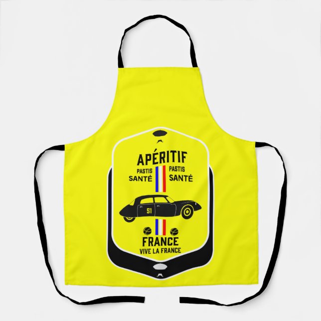 Pastis de Marseille France Apron (Front)