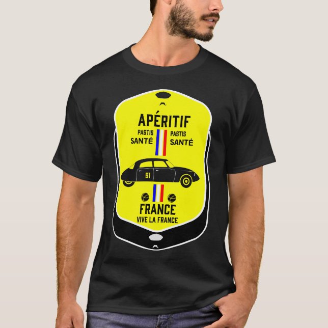 Pastis de Marseille France T-Shirt (Front)