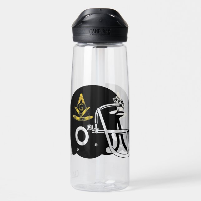 Pastmaster Football Water Bottle (Back)