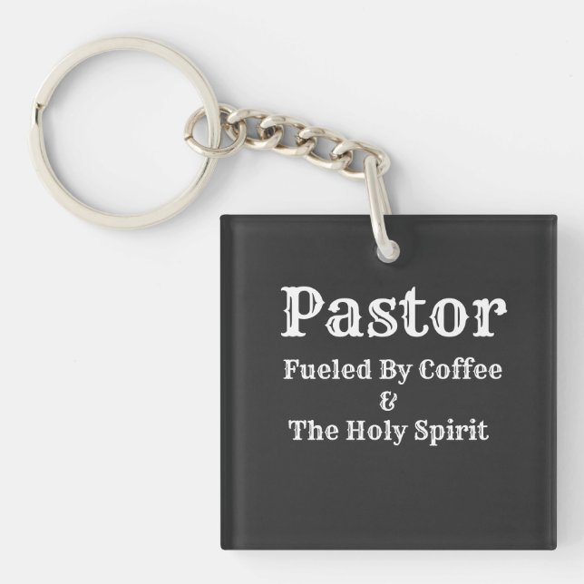 Pastor Acrylic Keychain (Front)