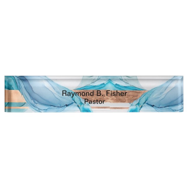 Pastor Acrylic Name Plate (Front)