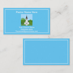Pastor And Church Business Card