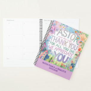 ✝️Pastor and Pastor's Wife Appreciation Gift Names Planner