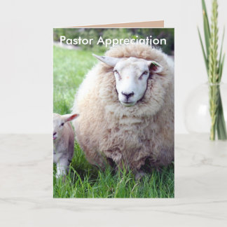 Pastor Appreciation Card