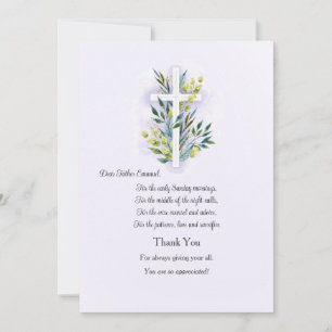 Pastor Appreciation Card
