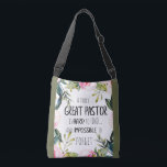 Pastor appreciation Gift Pastor Thank you quote Crossbody Bag<br><div class="desc">Pastor appreciation Gift Pastor Thank you quote - great quote - art prints on various materials. A great gift idea to brighten up your home. Also buy this artwork on phone cases, apparel, mugs, pillows and more. Poster and Art Print on clothing and for your wall – various backgrounds –...</div>