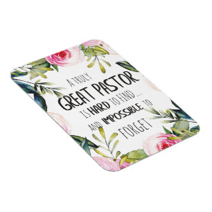 Pastor appreciation Gift Pastor Thank you quote Magnet