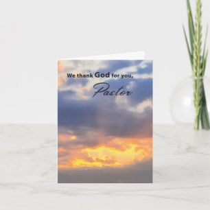 Pastor Appreciation Greeting Card