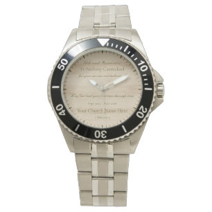 Pastor Appreciation Retirement Christian Gift Watch