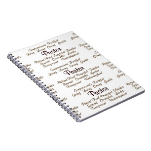 Pastor Attributes Notebook