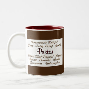 Pastor Attributes Two-Tone Coffee Mug