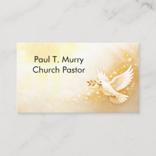 Pastor Christian Cross Ministry Business Card